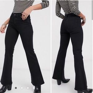 Anthropologie | Pilcro and the Letterhead black High-Rise Bootcut jeans, size 33